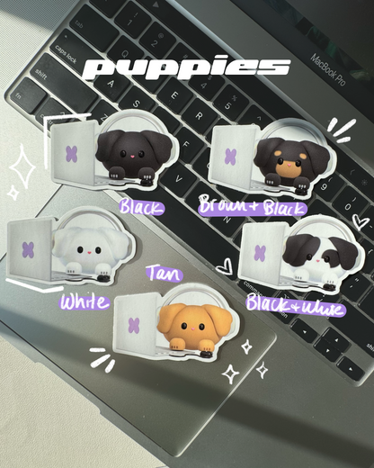 Dog Laptop Buddy Sticker